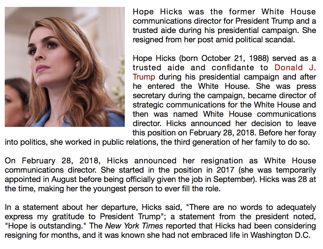 Hope Hicks Picture